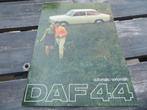 Folder DAF 44 Variomatic 1968, Ophalen of Verzenden, Zo goed als nieuw, Overige merken, DAF