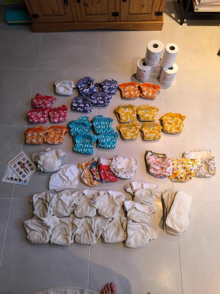 Wasbare luiers meerdere maten (zonder de rollen inlegvellen), Kinderen en Baby's, Badjes en Verzorging, Gebruikt, Overige typen