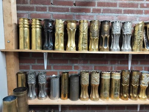 Hulzen, trench art gevraagd, Verzamelen, Militaria | Algemeen, Landmacht, Hulzen of Bodemvondsten, Nederland, Ophalen of Verzenden