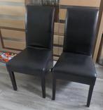 Eetkamerstoelen Zwart, Huis en Inrichting, Stoelen, Ophalen, Twee, Zwart, Hout