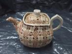 Vintage Theepotje met Bruin Patroon, Ophalen of Verzenden