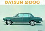 Folder Datsun 2000 (ca.1968), Verzenden, Gelezen, Overige merken