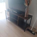 Tv meubel zwart staal NIEUW uit doos, Huis en Inrichting, Kasten | Televisiemeubels, Minder dan 100 cm, 25 tot 50 cm, Zo goed als nieuw