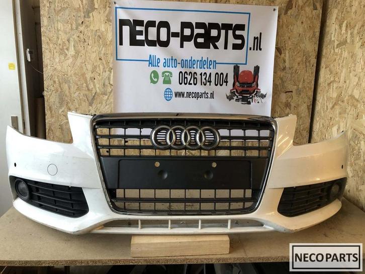 Audi A4 B8 8K bumper grill voorbumper compleet 2007-2012, Auto-onderdelen, Carrosserie en Plaatwerk, Bumper, Audi, Voor, Gebruikt