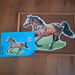 Ravensburger shaped puzzel collection silhouette paarden, Hobby en Vrije tijd, Ophalen of Verzenden, Minder dan 500 stukjes, Zo goed als nieuw
