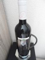 Verzilverde fleshouder gehalte 90 en Oud chroom thee busje, Antiek en Kunst, Antiek | Goud en Zilver, Ophalen of Verzenden, Zilver