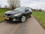 Mazda 6 1.8 Sportbreak 2008 Zwart koopje lm velgen airco!!!, Voorwielaandrijving, 65 €/maand, 4 cilinders, Zwart