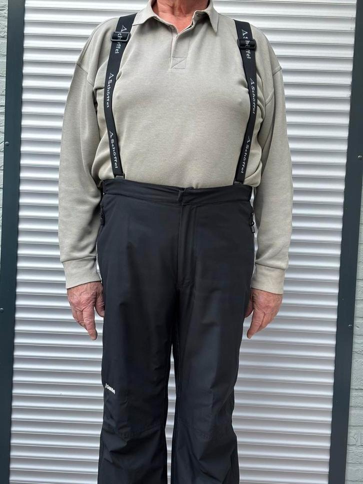 Zwarte Schöffel hoge skibroek EUR maat 58 perfecte staat, Kleding | Heren, Wintersportkleding, Gedragen, Broek, Maat 56/58 (XL)