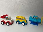 Duplo 10851/10849/10860Mijn eerste Bus/Vliegtuig/Racewagen, Ophalen of Verzenden, Zo goed als nieuw, Complete set, Duplo