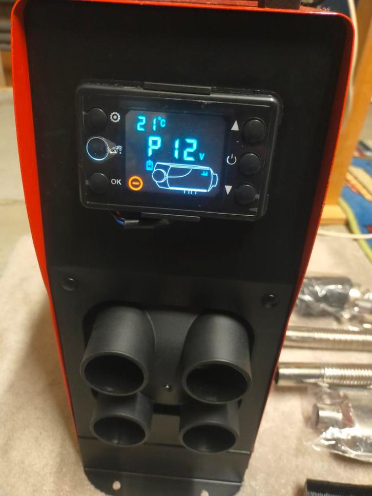 Standkachel diesel 12/24 volt DC nieuw, Doe-het-zelf en Verbouw, Verwarming en Radiatoren, Nieuw, Minder dan 30 cm, Minder dan 60 cm