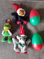 Kerst versiering aapje+olifant +Kerst ei; Kerst Kikker., Ophalen of Verzenden, Nieuw
