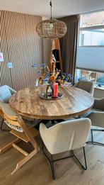 Eettafel rond, Huis en Inrichting, Tafels | Eettafels, Ophalen, Vijf personen of meer, Rond, 100 tot 150 cm