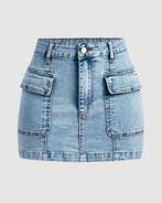 Mini spijkerrok Alexia ** NIEUW**, Kleding | Dames, Grote Maten, Verzenden, Nieuw, Blauw, Rok