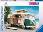 Ravensburger: Volkswagen Camper Van T1 1000 stukjes, Hobby en Vrije tijd, Denksport en Puzzels, Ophalen of Verzenden, 500 t/m 1500 stukjes