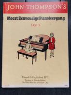 John Thompson Meest eenvoudige pianoleergang deel 3, Ophalen of Verzenden, Gebruikt, Les of Cursus, Piano