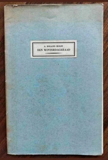 Een Winterdageraad - A. Roland Holst (1945, oplage 1250 st.) beschikbaar voor biedingen