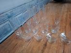 Antieke glaasjes , glazen streepjes reliëf, Ophalen of Verzenden