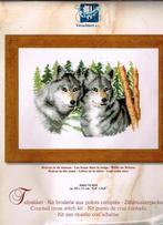 Cado vervaco borduurpakket wolven  op=op, Ophalen of Verzenden, Nieuw, Handborduren, Borduurpakket