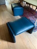 Vintage Leolux hockers, Huis en Inrichting, Ophalen, Zo goed als nieuw, Rechthoekig, 50 tot 75 cm