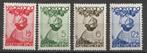 279/282 1935 Kinderzegels 100% MNH, Postzegels en Munten, Postzegels | Nederland, Ophalen of Verzenden, T/m 1940, Postfris
