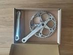 BLB Crankset Pista Vera Silver (nieuw), Ophalen of Verzenden, Zo goed als nieuw, Racefiets, Crankstel of Pedalen
