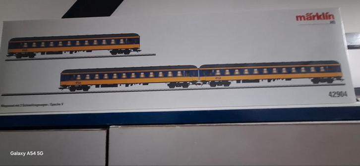 Te koop Märklin NS Rijtuigen Set 42904 voor DC, Hobby en Vrije tijd, Modeltreinen | H0, Treinset, Wisselstroom, Märklin, NS, Ophalen of Verzenden