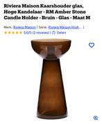 Riviera maison kandelaar, Ophalen of Verzenden, Zo goed als nieuw, Overige materialen, Minder dan 25 cm