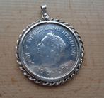 zilveren tien gulden munt in een mooie krans [1033], Verzenden, Zilver, Hanger