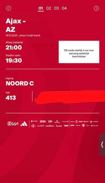 2x Ajax - AZ beschikbaar voor biedingen