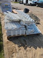 Ongeveer 7m2 witte Aslon grindplaten, Tuin en Terras, Grind, Keien en Split, Ophalen, Zo goed als nieuw, Wit, Overige materialen