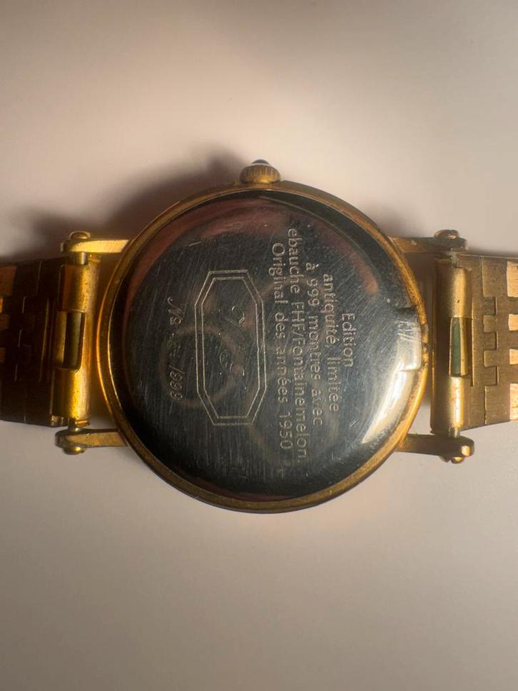 Numa Jeannin Fleurier DAU Edition - Vintage Horloge, Sieraden, Tassen en Uiterlijk, Horloges | Heren, Gebruikt, Polshorloge, Overige merken