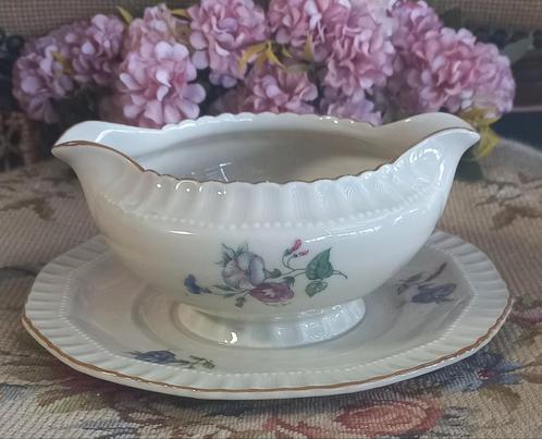 Mooie oude brocante sauskom,bloemen,Schlaggenwald, +/- 1930, Antiek en Kunst, Curiosa en Brocante, Ophalen of Verzenden