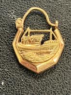 14 karaat gouden 585 gekeurde urker visserij oorbel, Ophalen of Verzenden, Goud