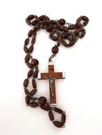 Oude houten rozenkrans uit Lourdes, Antiek en Kunst, Antiek | Religie, Verzenden