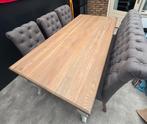 Richmond eettafel met Dubbelman stoelen, Huis en Inrichting, Ophalen, Zo goed als nieuw, Richmond, 4 tot 6 stoelen