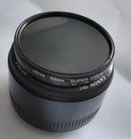 Canon EF 50mm F/1.8 II lenzen + Hoya SUPER Cir PL filter, Ophalen of Verzenden, Zo goed als nieuw, Standaardlens