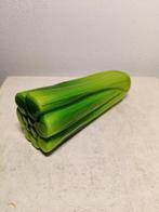 2835 Glazen Bleekselderij Decoratie, Ophalen of Verzenden, Minder dan 50 cm, Groen, Glas