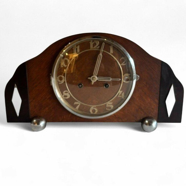 Art deco pendule, jaren '30, Antiek en Kunst, Antiek | Klokken, Ophalen of Verzenden