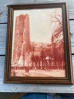 Foto Kerktoren Oirschot met Houten Lijst, Ophalen of Verzenden