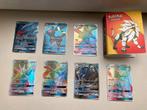 7 Pokemon kaarten + boekje, Hobby en Vrije tijd, Verzamelkaartspellen | Pokémon, Ophalen of Verzenden, Gebruikt, Meerdere kaarten