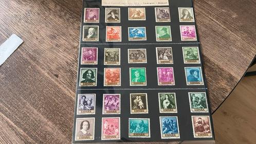 #23Kleine verzameling zegels Spanje met plakker, Postzegels en Munten, Postzegels | Europa | Spanje, Ophalen of Verzenden