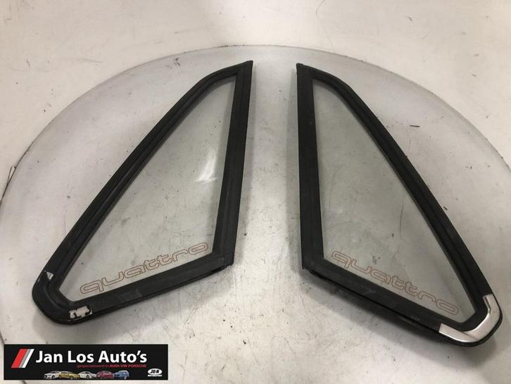 Audi 80 B2 ruit c stijl l + r met quattro opschrift, Auto-onderdelen, Ruiten en Toebehoren, Audi, Gebruikt, Ophalen of Verzenden