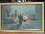 Vintage Art print, Madame Butterfly, Endre Komaromi Kacz, Ophalen of Verzenden