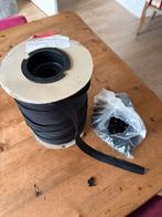 Grote partij zwarte rits op rol 200 meter + runners 1000 st., Hobby en Vrije tijd, Naaien en Fournituren, Ophalen, Nieuw, Rits of Sluiting