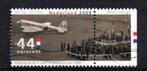 gestempelde zegel. Jaar 2009:  vliegtuig met tab, Postzegels en Munten, Postzegels | Nederland, Ophalen of Verzenden, Na 1940