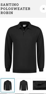Santino Robin polosweater polo trui L nieuw., Ophalen of Verzenden, Nieuw, Maat 52/54 (L), Zwart