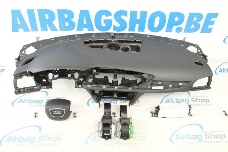 Airbag set Dashboard zwart 4 spaak Audi A6 4G, Auto-onderdelen, Dashboard en Schakelaars, Gebruikt, Ophalen of Verzenden
