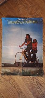 Poster jaren 70 Continental banden, Deurposter of groter, Ophalen of Verzenden, Reclame, Rechthoekig Staand