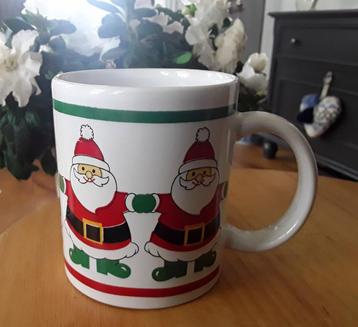 Beker mok kerst kerstman kerstmok kerstbeker  beschikbaar voor biedingen