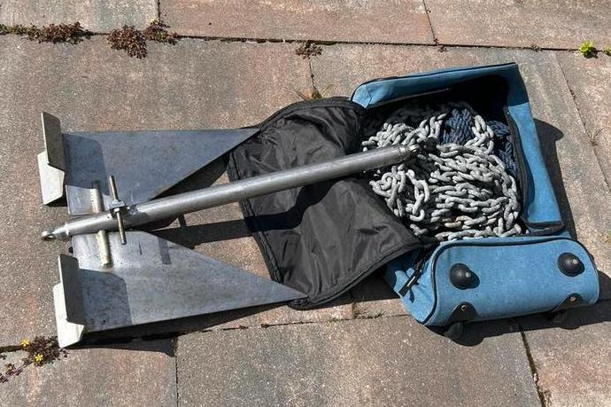 RVS anker voor schip tot max 29 ft, Ophalen, Gebruikt, Overige typen